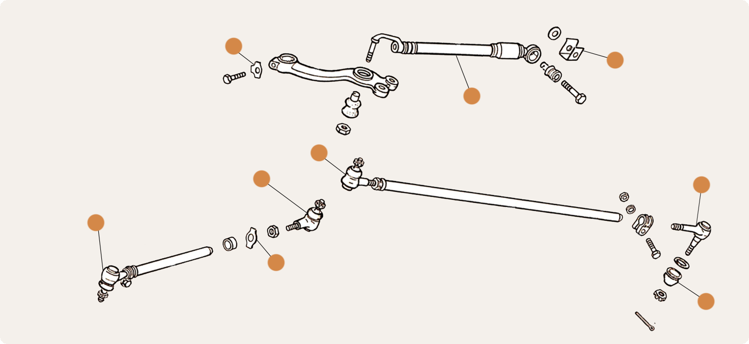Type 3 Steering Parts
