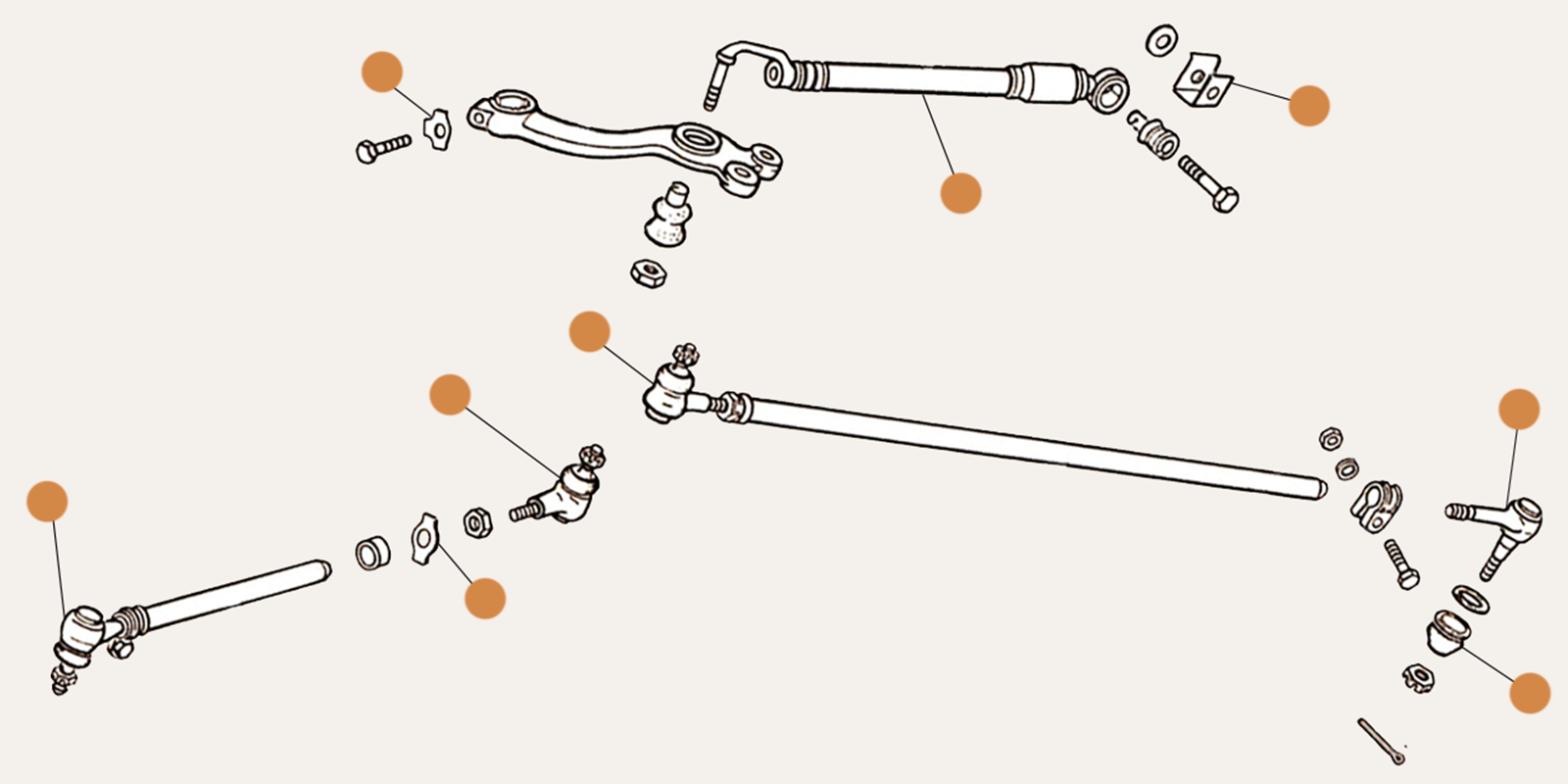 Type 3 Front & Rear Axle Parts