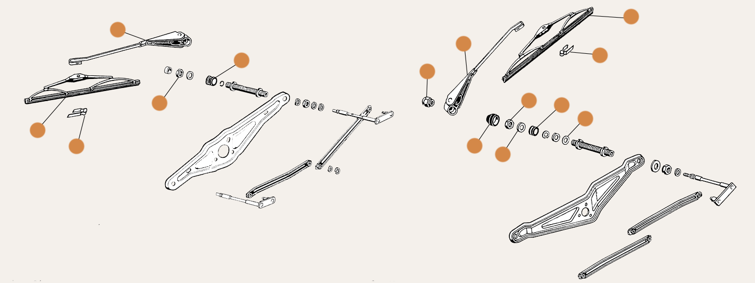 Type 3 Wiper Arms And Blades