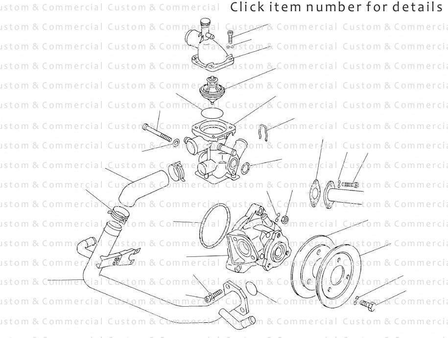 Type 25 Late Water Pumps 1900cc & 2100cc 85-92