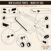 German quality floor pan rubber seal kit