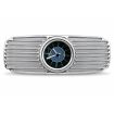 German quality oval chrome dash speaker grill with clock 