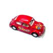 Beetle metal toy car Red