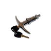 Chrome locking T handle with key