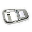 German quality chrome internal door release surround