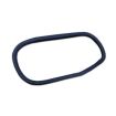 Oval rear window seal