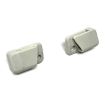 German quality sunvisor clips in off white