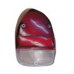 Tombstone rear light lens red and clear