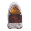 Tombstone rear light unit orange red & clear lens Left