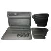 German quality interior vinyl door card kit 4 pcs black Beetle