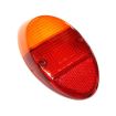 German quality light lens Hella marked orange and red Beetle