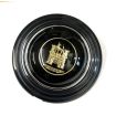 German quality early deluxe horn button black