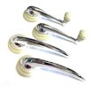 German quality window winder & relase handle set Silver beige