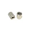 German quality knurled nuts for wiring cover Sold as a pair