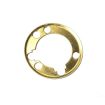 Steering wheel brass horn ring