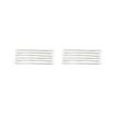 Polished aluminium 2 piece engine lid grille set