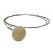 German quality hood & deck lid cable 2685mm Ivory knob