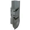 Door pillar with hinge mount plate Left