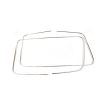German quality metal chrome trims for squareback middle side seal Pair 63-73
