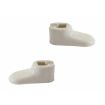 German quality sunvisor clips in off white Type 3 61-66