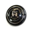 German quality horn button black with Silver Wolfsburg logo