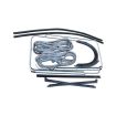 German quality cab door seal kit German door seals and fixed 1/4 light both doors
