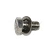 Stainless steel bolt and washers