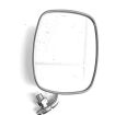 German quality chrome & stainless cab door mirror Left