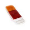 Amber red and white rear light lens Bus