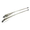 German quality chrome stainless steel wiper arms domed nut style