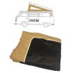 German quality Westfalia pop top canvas rear hinge in tan