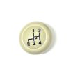 German quality silver beige gear knob black shift pattern 10mm