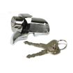 German quality chrome locking engine lid lock