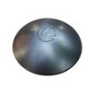 Genuine VW bare metal domed hub cap with VW logo