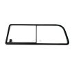 German quality rear side sliding window without seal Right Bus