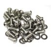 Stainless steel allen head tinware screws Set of 34
