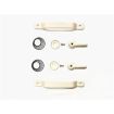 German quality cab door inner handle set Ivory 1967 only