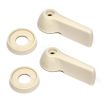German quality internal cab door handle & ring kit flipper style Ivory 67