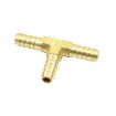 Brass fuel hose T piece 6mm