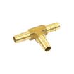 Brass fuel hose T piece 8mm