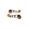 Chrome and wood 3 hole winder handles