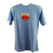 Badfish Baby blue Multi beetle T Shirt. Size Large