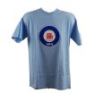 Badfish Baby blue Beetle Target T Shirt. Size Large