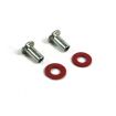 German quality 1/4 light top rivets and fibre washers