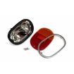 German quality complete rear light unit orange & red OEM logo lens with stainless chrome ring