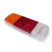 German quality amber red and white rear lens