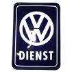 Dienst Sign German made metal wall sign