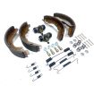 Rear drum brake service kit not inc drums