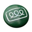Genuine VW heated rear window switch knob insert Used Bus 68-79