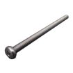 Stainless steel M4 x 45 raised cheese head machine screw